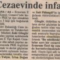 Erzurum E-tipi Cezaevinde PKK davasindan tutuklu Ercan Yalçin, Irfan Dogan ile Sait Fidangül iple bogularak öldürüldü | Yorumlar: 1