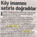 Diyarbakirda imam satirla dograndi (Bekir Tüylü), Adanada Ibrahim Yerlikaya PKK ic hesaplasmasi sonucunda öldü