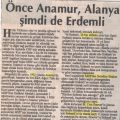 Anamur ve Alnayadan sonra Erdemlideki Kürtlere baski.