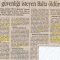 D.bakirda itirafçi Fettah Balta (70) cinayeti