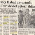 Itirafçi Ibrahim Babatin davasi Istanbulda basladi