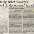 Itirafçi Ibrahim Babatin davasi Istanbulda basladi