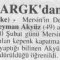 Mersinde PKK Süleyman Akyüzü öldürdü