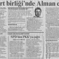 Kürt birliginde Alman eli. Heinz Kramer tarafindan ileri sürülen talepler Öcalan-Burkay toplantisindan çikan talepler ayni imis.