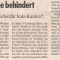 Pressekonferenz Stefan Waldberg: Deutsche Waffen im Irak.