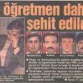 Erzurum ilinde 4 ögretmen öldürüldü. 1i Elazigli