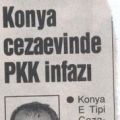 PKK Konya cezaevinden Sükrü Akini öldürmüs.