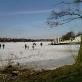 Am 8. Februar waren noch nicht viele Leute auf dem Eis